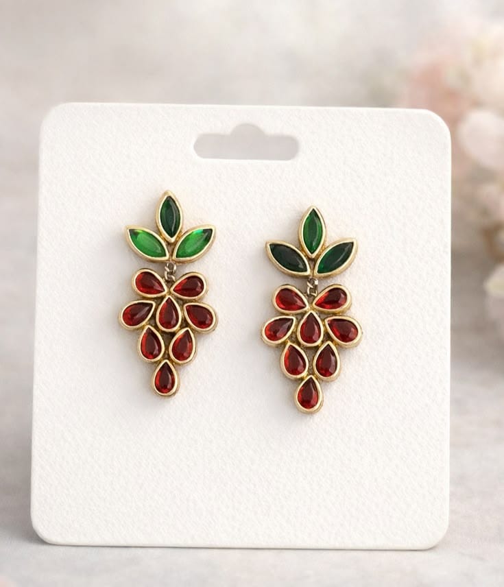 Grape Drop Earrings